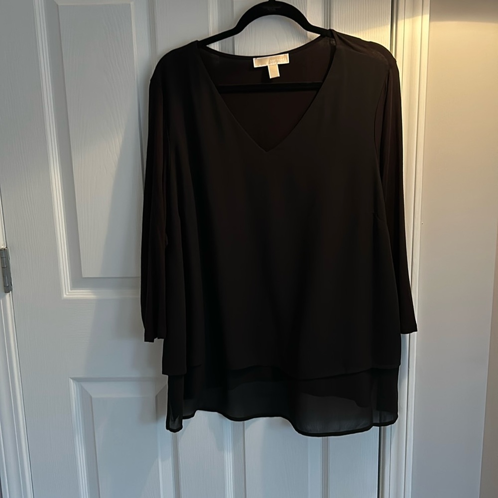 Michael Kors 1X black top